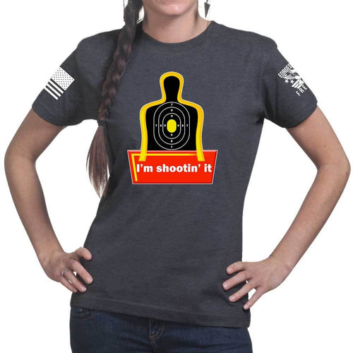 I'm Shooting It Ladies T-shirt