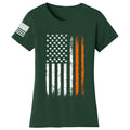 Irish American Flag Ladies T-shirt