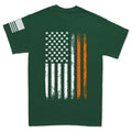 Irish American Flag Mens T-shirt