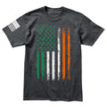 Irish American Flag Mens T-shirt