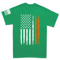 Irish American Flag Mens T-shirt