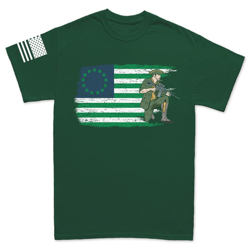Irish Modern Minuteman Mens T-shirt