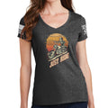 Ladies Just Ride V-Neck T-shirt