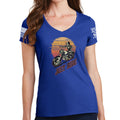 Ladies Just Ride V-Neck T-shirt