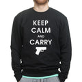 Keep Calm and Carry Mens Sweatshirt