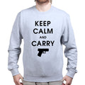 Keep Calm and Carry Mens Sweatshirt