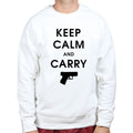 Keep Calm and Carry Mens Sweatshirt