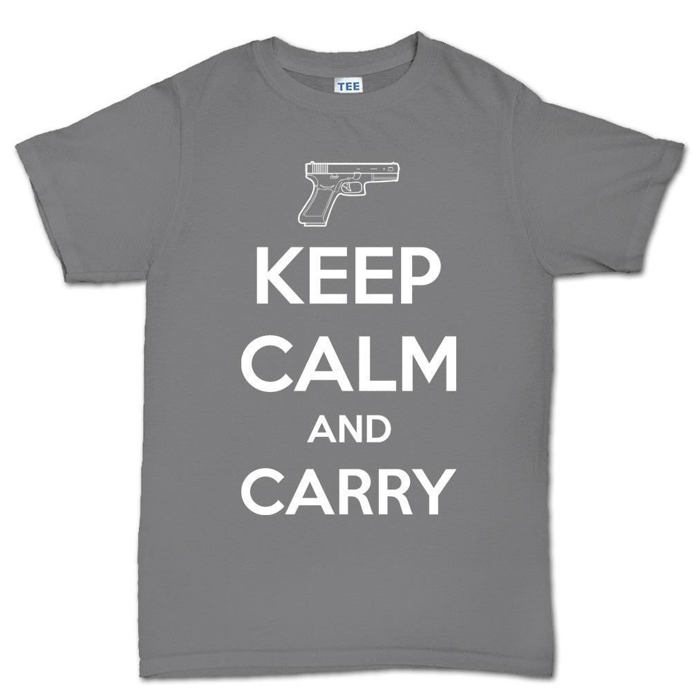 Keep Calm and Carry G19 Mens T-shirt