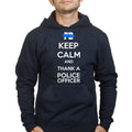 Unisex Keep Calm and Thank A Police Officer Hoodie