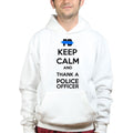 Unisex Keep Calm and Thank A Police Officer Hoodie