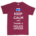 Men's Keep Calm and Thank A Police Officer T-shirt