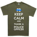 Men's Keep Calm and Thank A Police Officer T-shirt