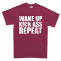 Wake Up. Kick Ass. Repeat. Men's T-shirt