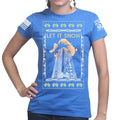 Nakatomi Towers Christmas Ladies T-shirt