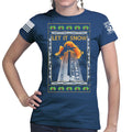 Nakatomi Towers Christmas Ladies T-shirt