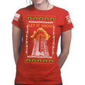 Nakatomi Towers Christmas Ladies T-shirt