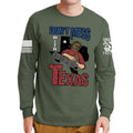 Don't Mess With Texas (Leatherface) Long Sleeve T-shirt