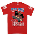 Mens Don't Mess With Texas (Leatherface) T-shirt
