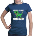 Licensed to Carry Small Arms Ladies T-shirt