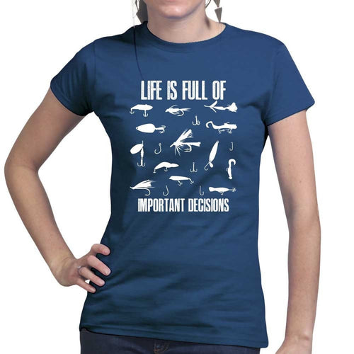 Lure Decisions Ladies T-shirt