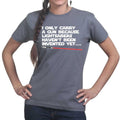 Ladies Gun And Lightsaber T-shirt