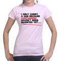 Ladies Gun And Lightsaber T-shirt