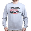 Unisex Gun And Lightsaber Sweatshirt
