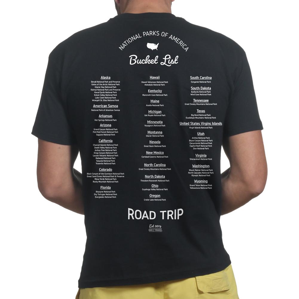 Dayz Travel American Tour Blue Van Men‚Äôs T-shirt