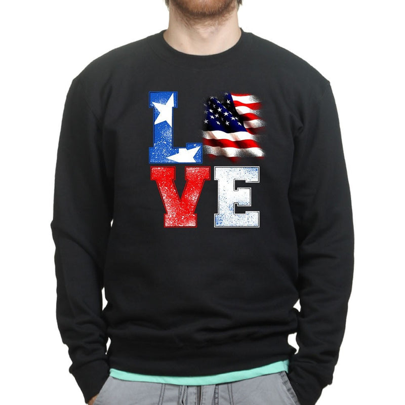 Unisex Love America Sweatshirt