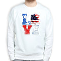 Unisex Love America Sweatshirt