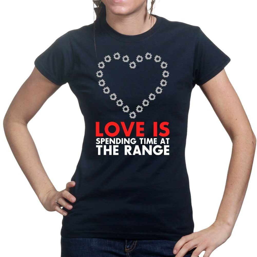 Love Is At The Range Ladies T-shirt