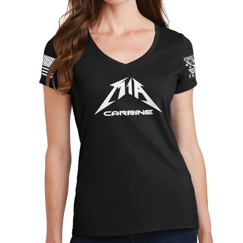 Ladies M1A Carbine V-Neck T-shirt