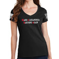 Ladies MABA V-Neck T-shirt