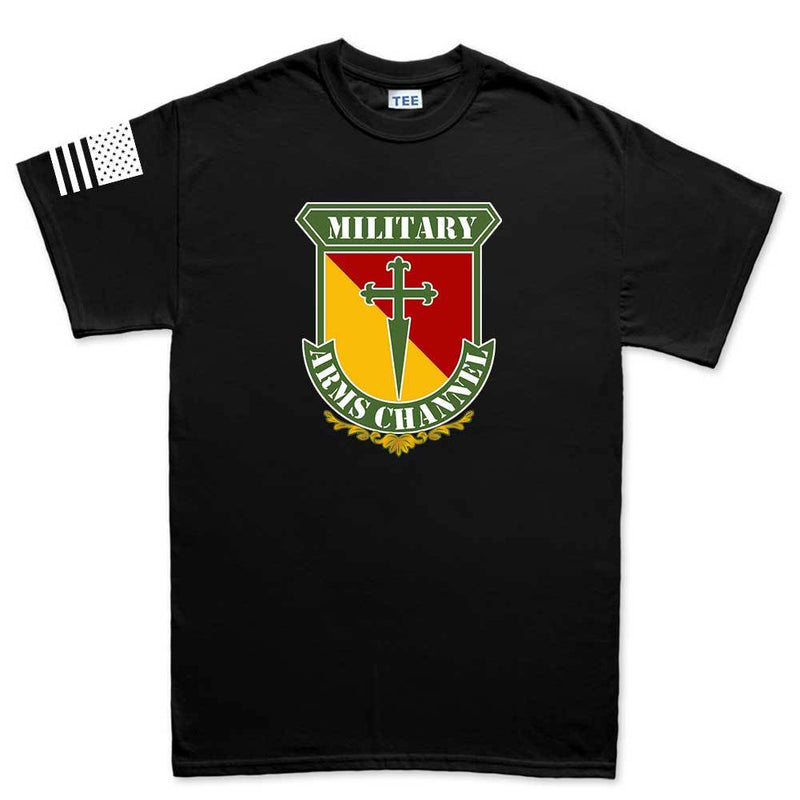 Military Arms Channel Logo Mens T-shirt