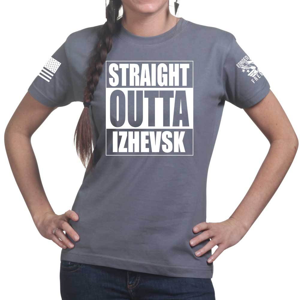 Straight Outta Izhevsk Ladies T-shirt