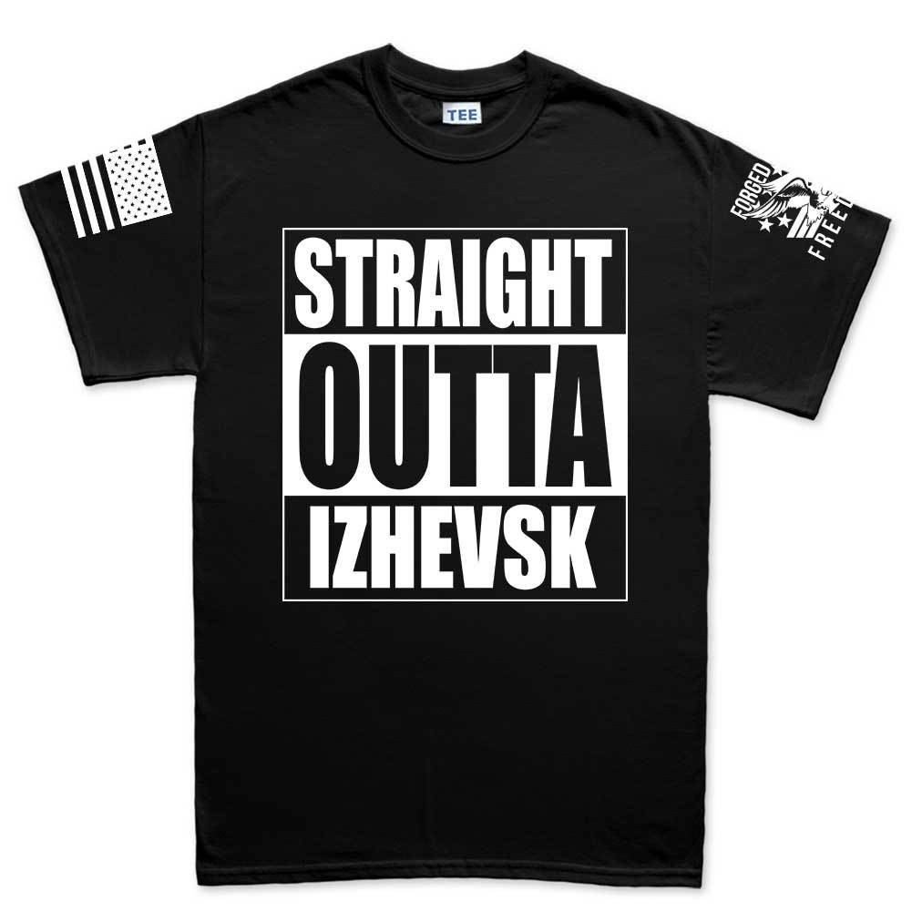 Straight Outta Izhevsk Mens T-shirt