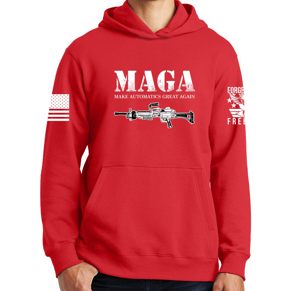 Red maga hoodie sales