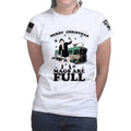 Merry Christmas Mags Are Full Ladies T-shirt