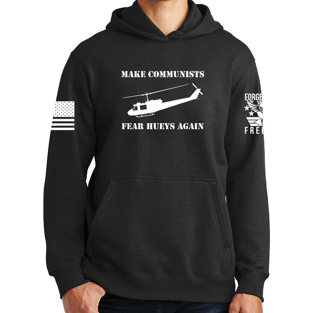 Make Communists Fear Hueys Again Hoodie