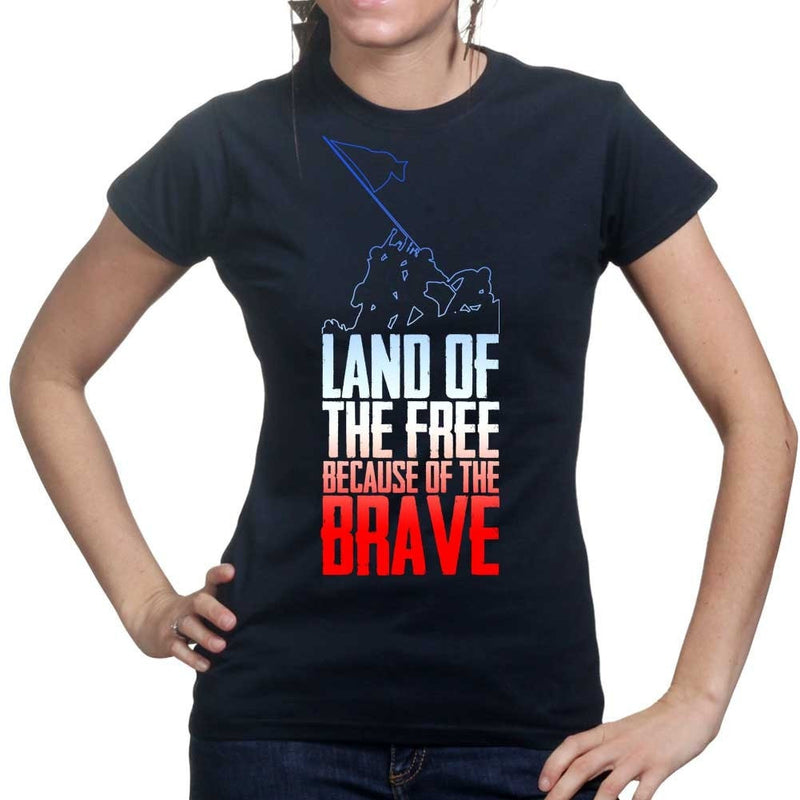 Land of The Free Ladies T-shirt