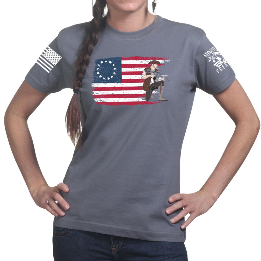 Modern Minuteman Ladies T-shirt