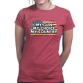 My Gun My Choice Ladies T-shirt