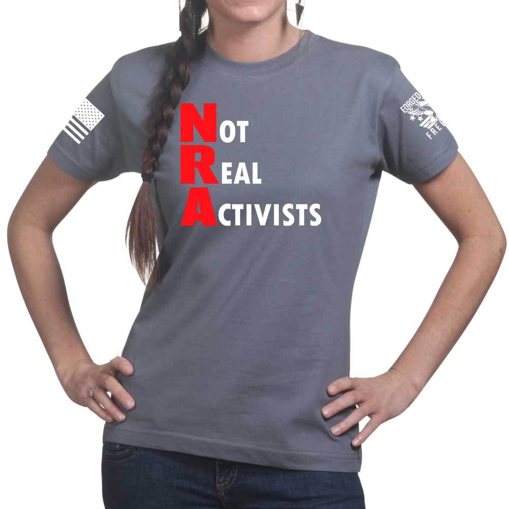Not Real Activists Ladies T-shirt