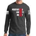 Negotiating Liberty Away Long Sleeve T-shirt