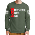 Negotiating Rights Away Long Sleeve T-shirt