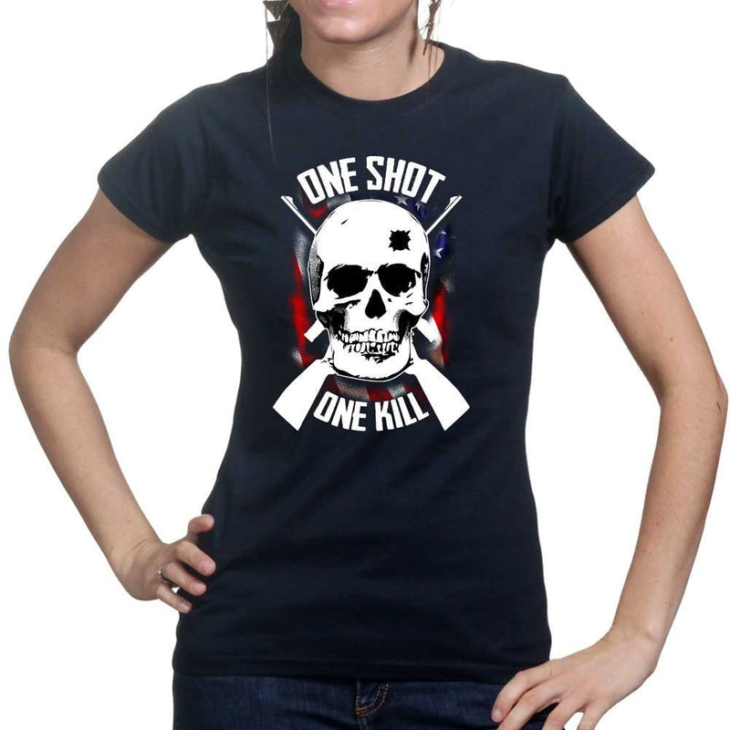 One Shot One Kill Ladies T-shirt