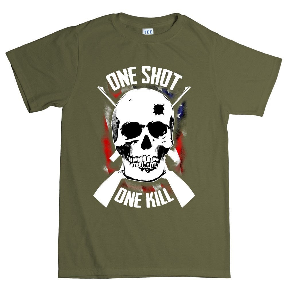 One Shot One Kill Men's T-shirt – Forged From Freedom