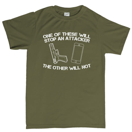 How To Stop An Attacker Men's T-shirt