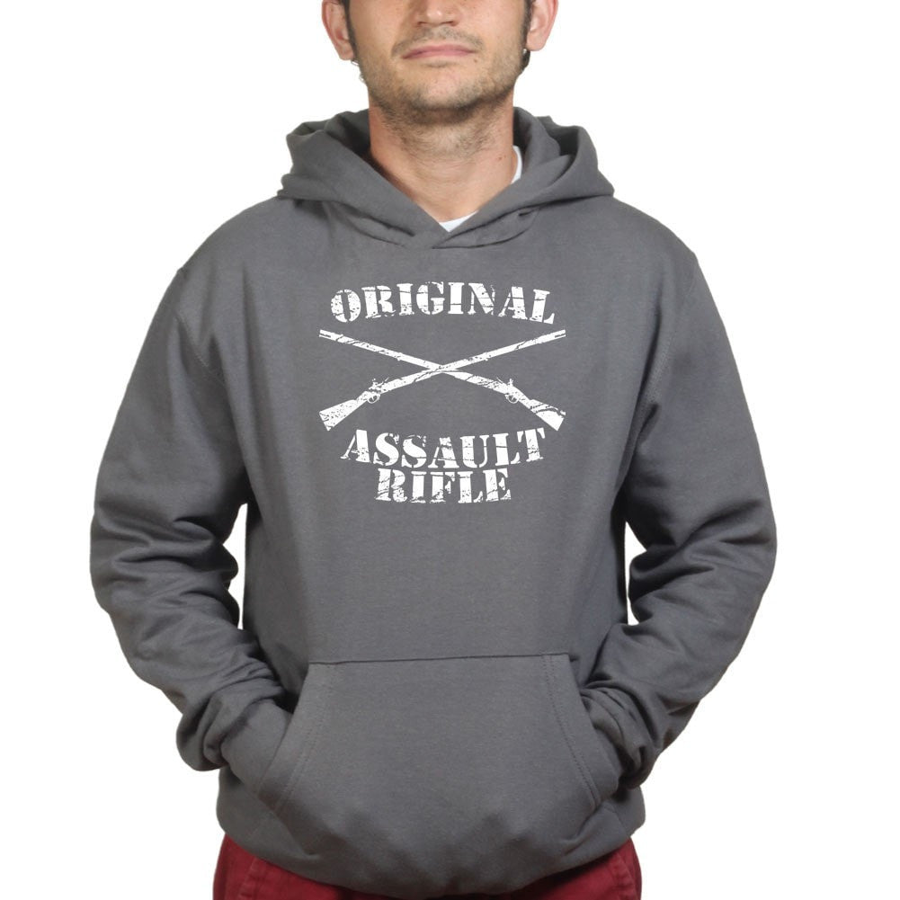Original Assault Rifle Mens Hoodie