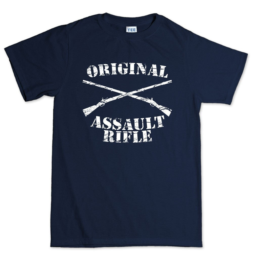 Original Assault Rifle Mens T-shirt – Forged From Freedom